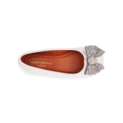 Mini Kensington Ballet Flat - Big Kid White