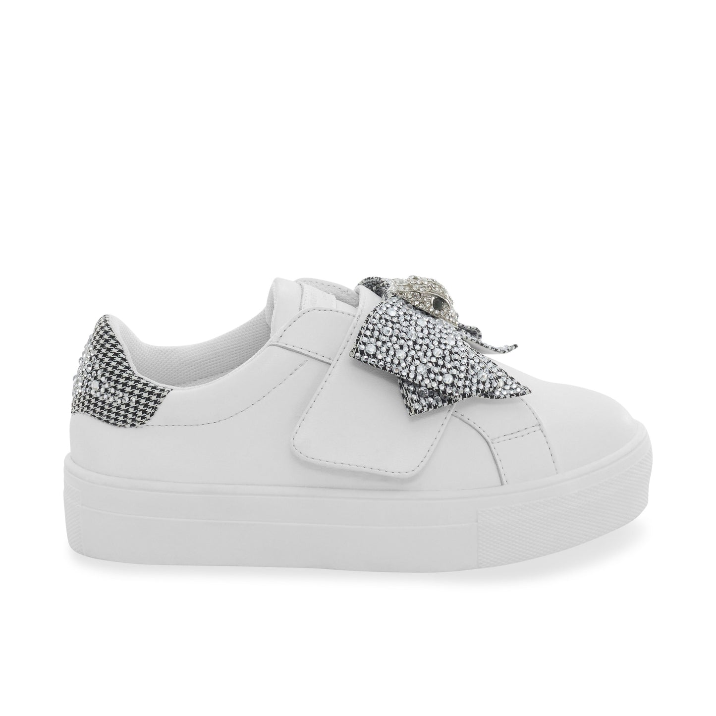 Mini Laney Bow Sneaker - Little Kid White