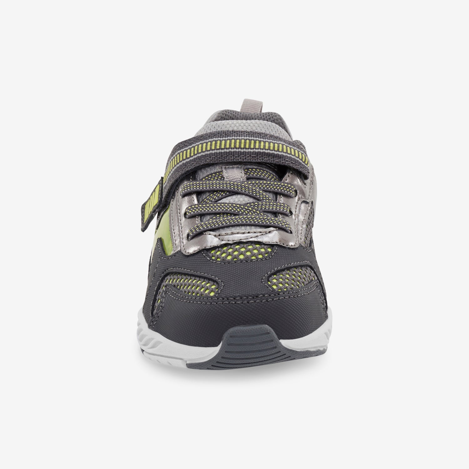 Light-Up Zips Cosmic-XW-Adaptable Sneaker Grey/Neon