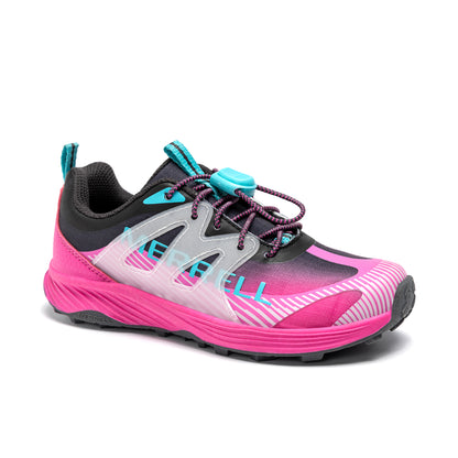 Agility Peak KDZ Sneaker - Big Kid Charcoal/Pink