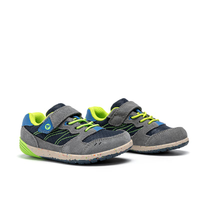 Bare Steps™ A83 Sneaker - Little Kid Navy/Green