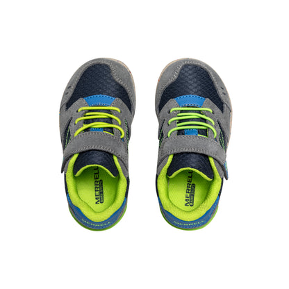 Bare Steps™ A83 Sneaker - Little Kid Navy/Green