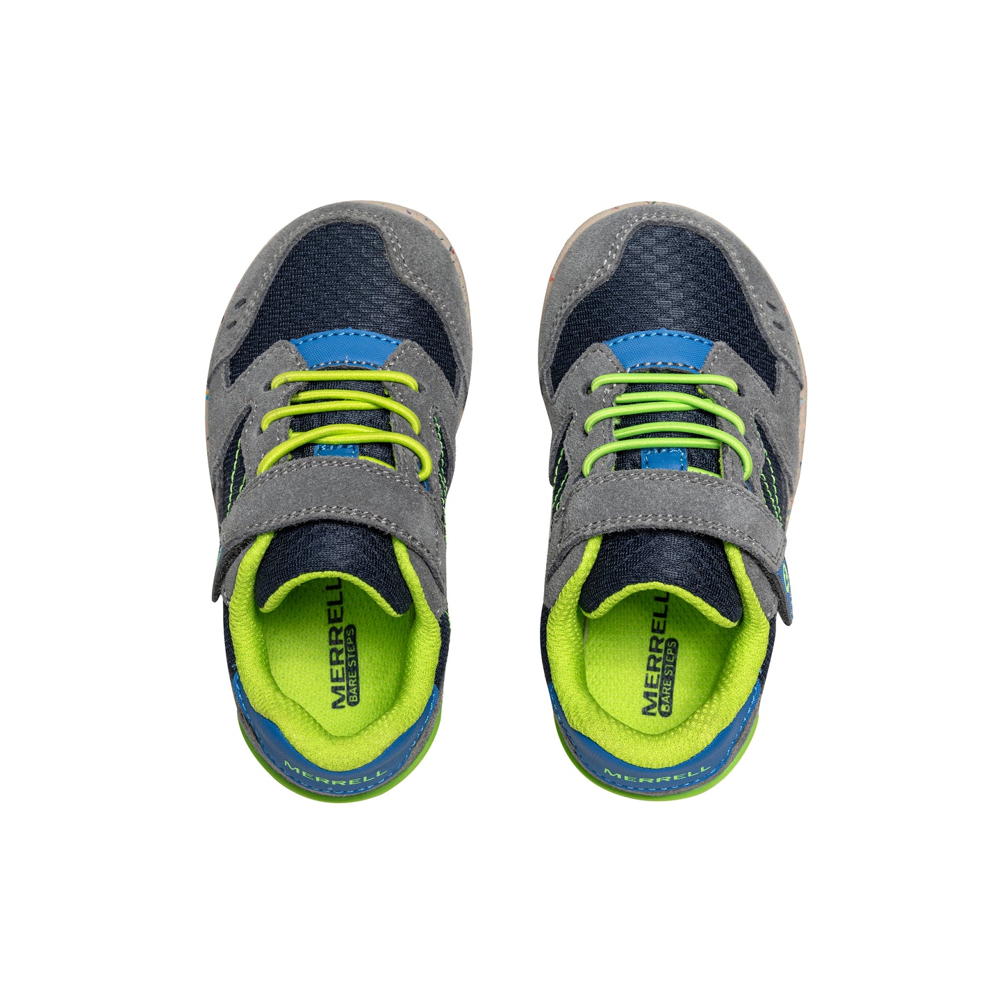 Bare Steps™ A83 Sneaker - Little Kid Navy/Green