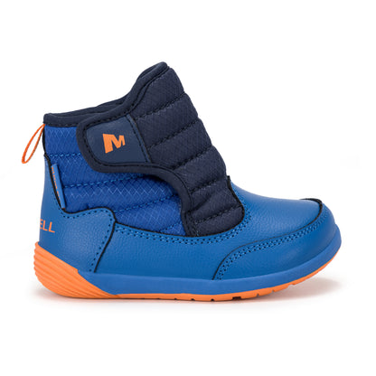 Barestep Snowday Boot - Little Kid Blue Orange