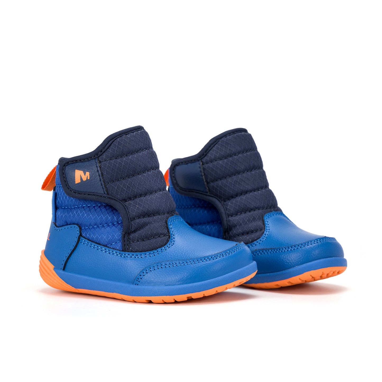 Barestep Snowday Boot - Little Kid Blue Orange