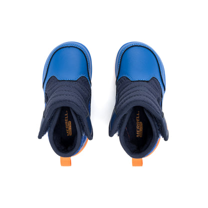 Barestep Snowday Boot - Little Kid Blue Orange