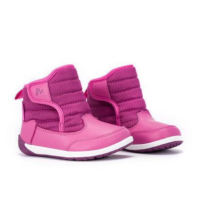 Barestep Snowday Boot - Little Kid Berry Pink