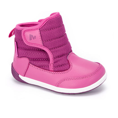 Barestep Snowday Boot - Little Kid Berry Pink