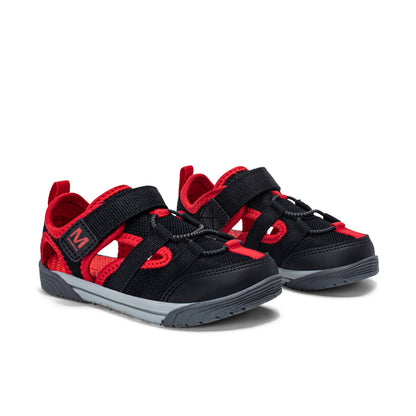 Bolton Sneaker - Little Kid Black/Red