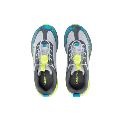 Copter Peak Sneaker - Big Kid Grey/Lime