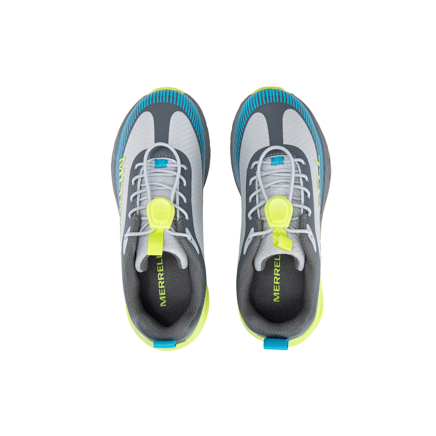 Copter Peak Sneaker - Big Kid Grey/Lime