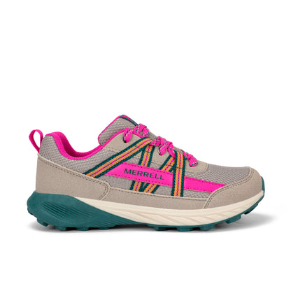 Copter Trek Sneaker - Big Kid Khaki Fuchsia