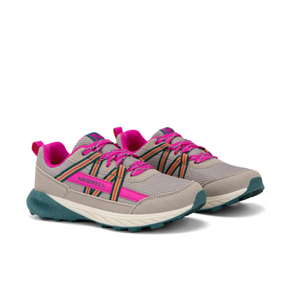 Copter Trek Sneaker - Big Kid Khaki Fuchsia