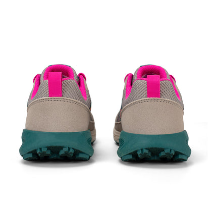 Copter Trek Sneaker - Big Kid Khaki Fuchsia
