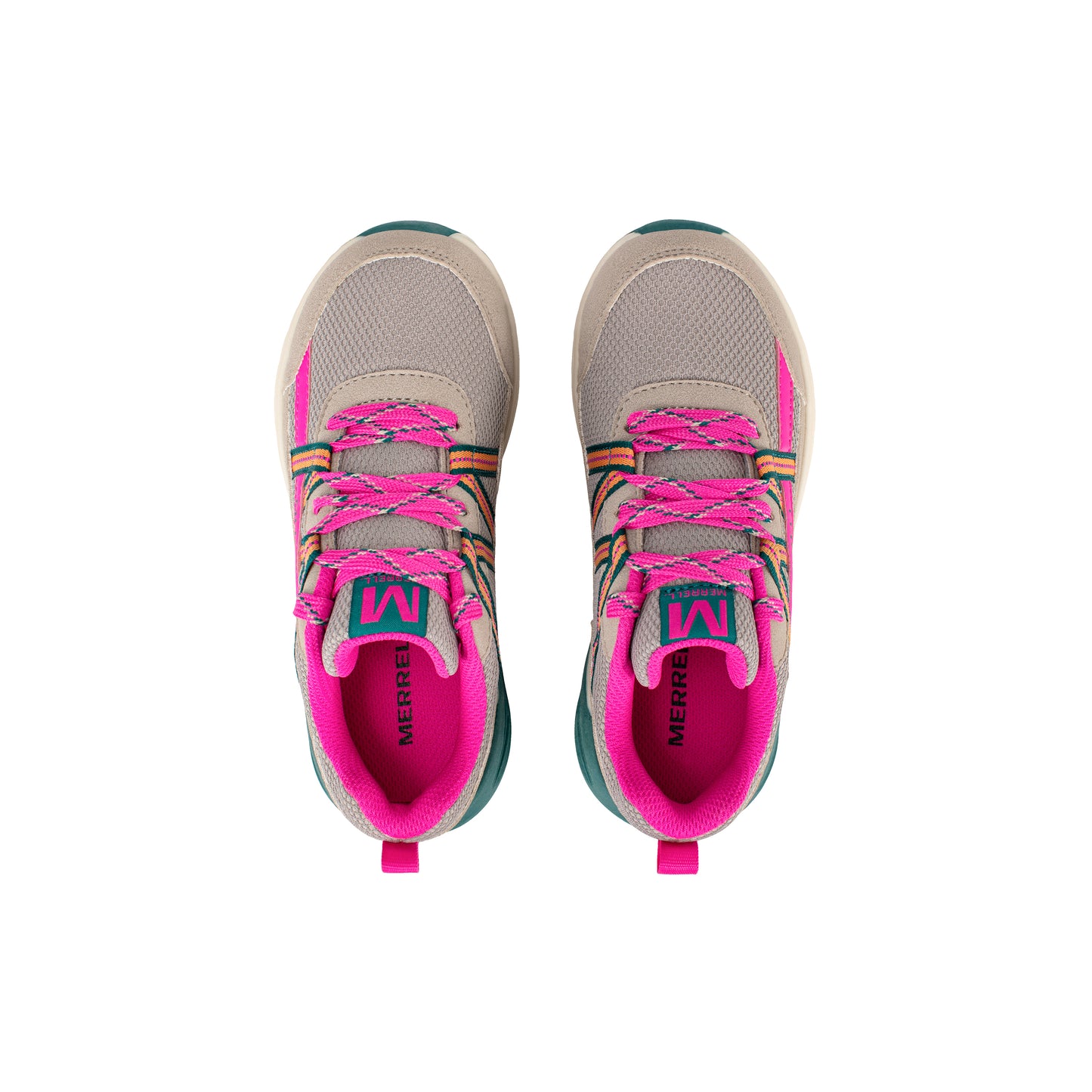 Copter Trek Sneaker - Big Kid Khaki Fuchsia