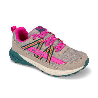 Copter Trek Sneaker - Big Kid Khaki Fuchsia