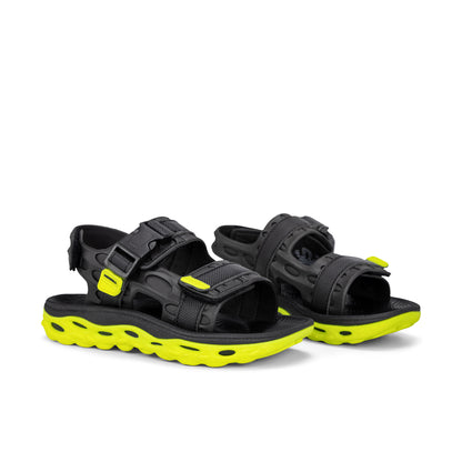 Hut Ultra Sandal - Big Kid Black/Lime