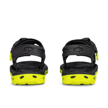 Hut Ultra Sandal - Big Kid Black/Lime