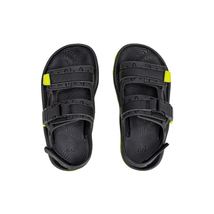 Hut Ultra Sandal - Big Kid Black/Lime