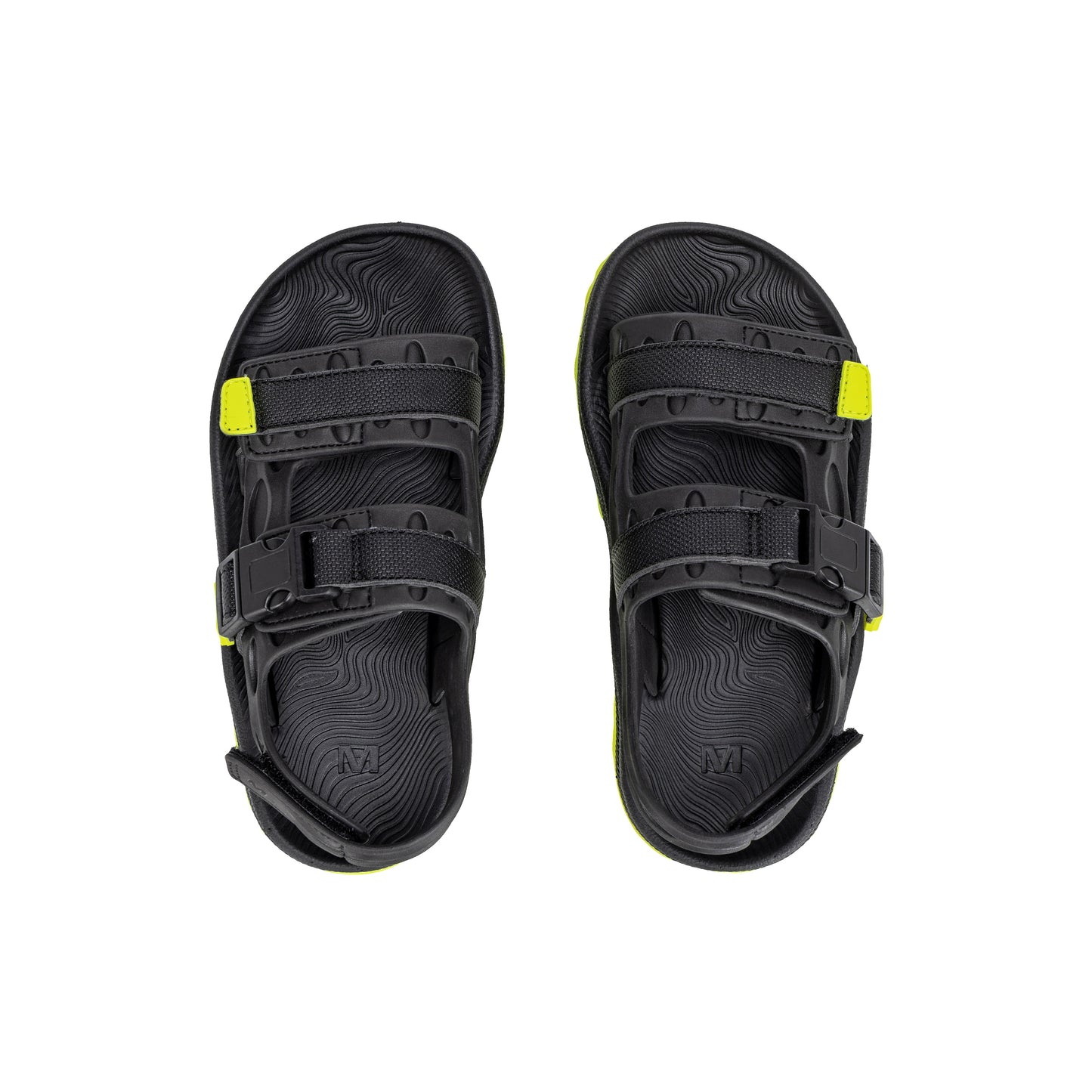 Hut Ultra Sandal - Big Kid Black/Lime