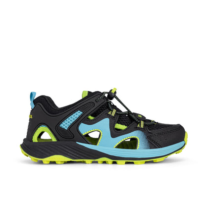 Hydro Force Sneaker - Big Kid Black/Blue/Lime