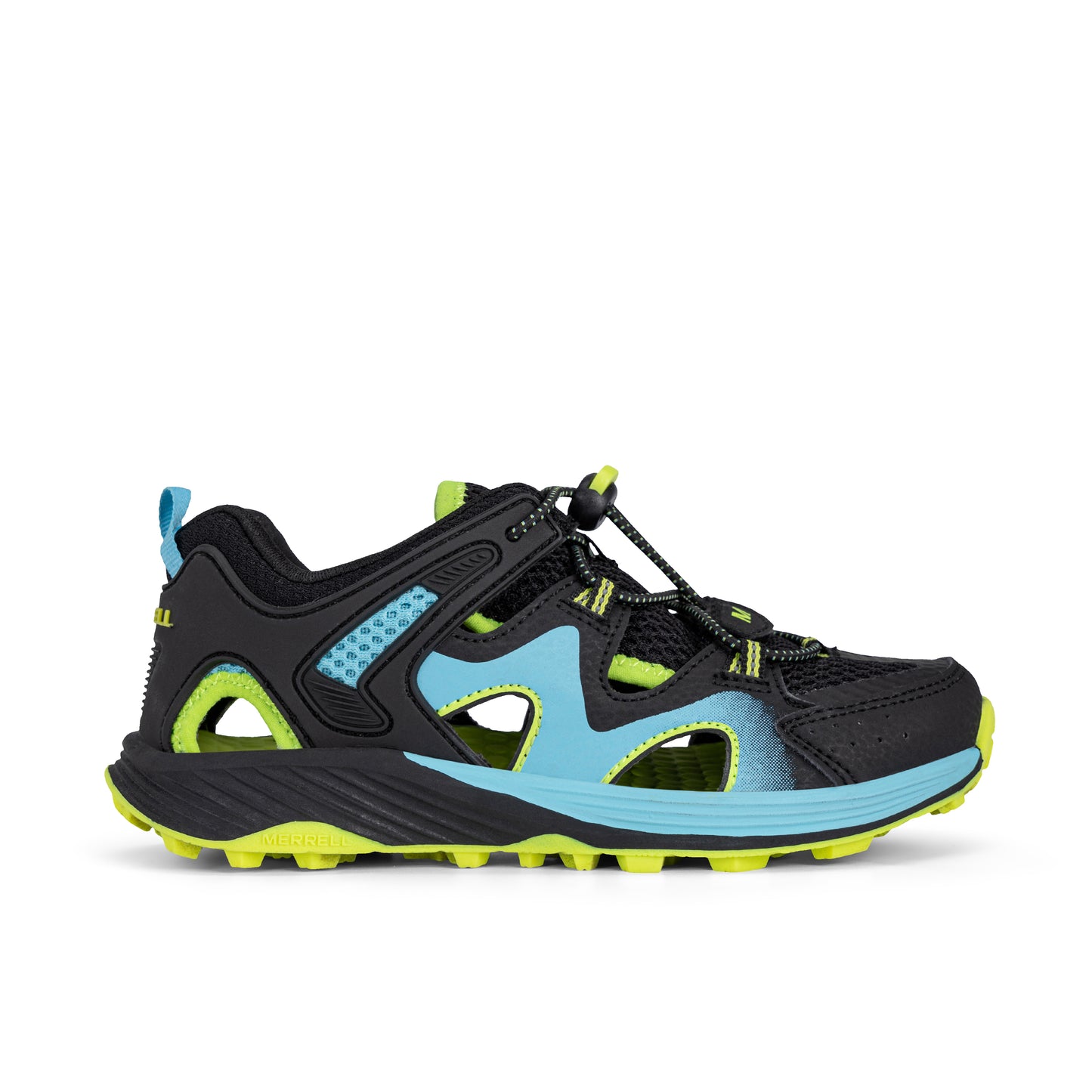 Hydro Force Sneaker - Big Kid Black/Blue/Lime