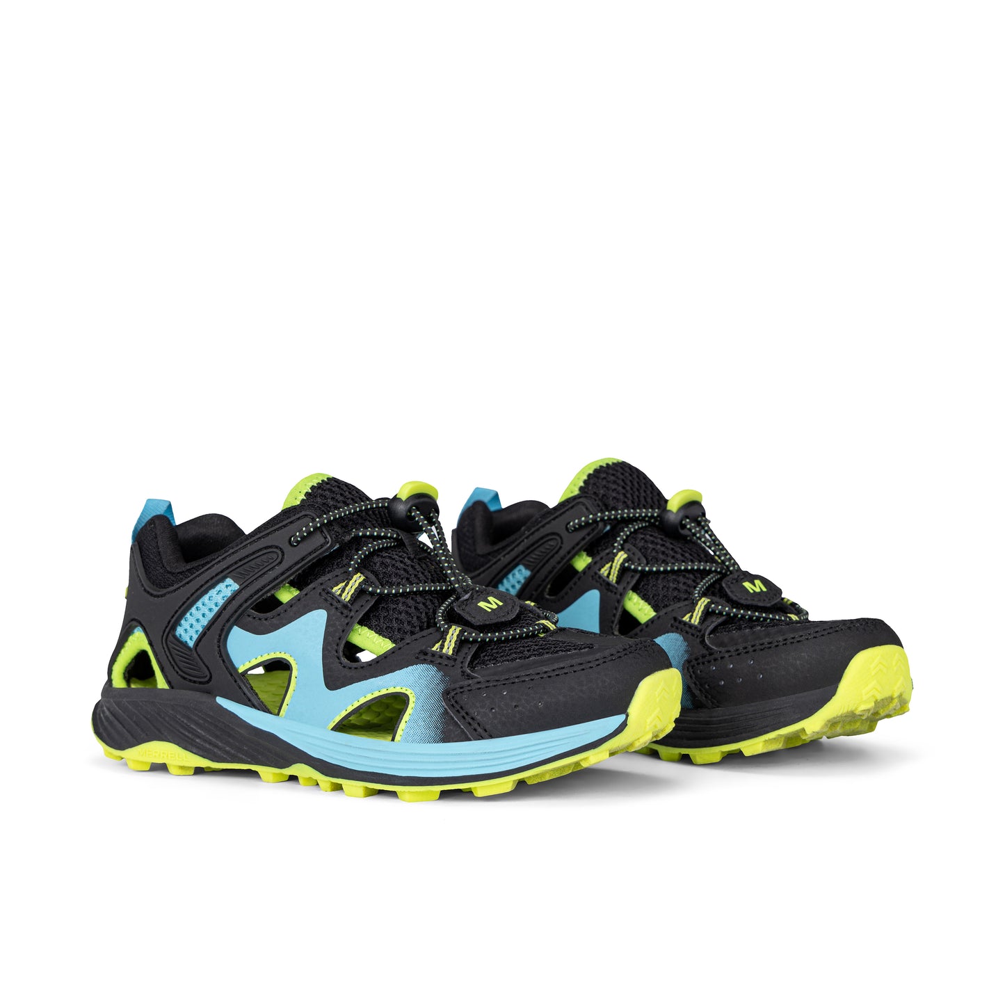 Hydro Force Sneaker - Big Kid Black/Blue/Lime