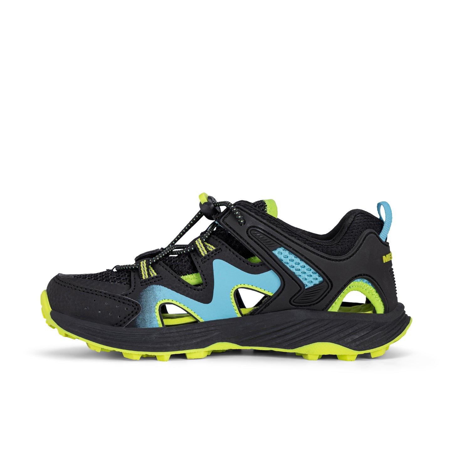Hydro Force Sneaker - Big Kid Black/Blue/Lime