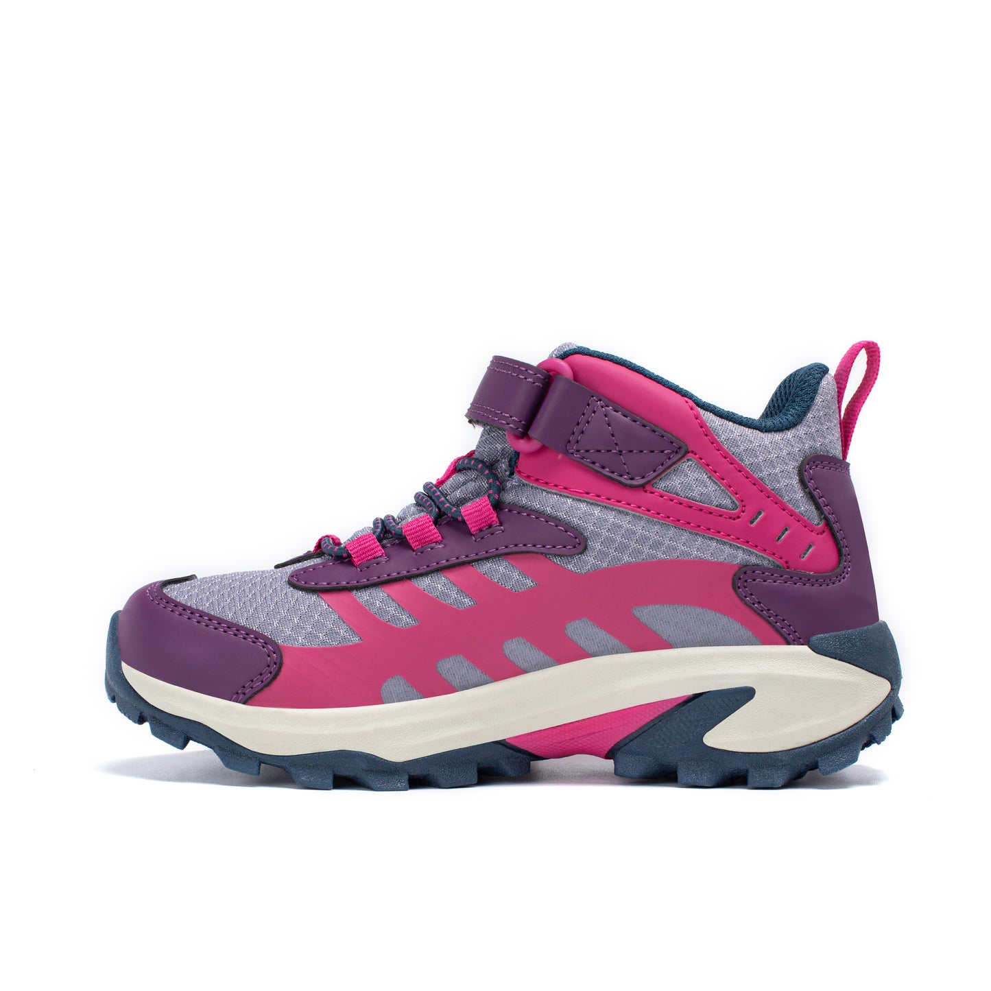 Moab Speed 2 Mid A/C Waterproof Hiker - Big Kid Berry/Navy