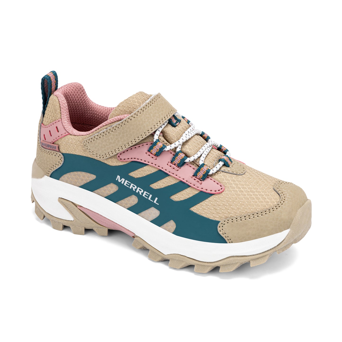 Moab Speed 2 Low AC Sneaker - Big Kid Tan Pink