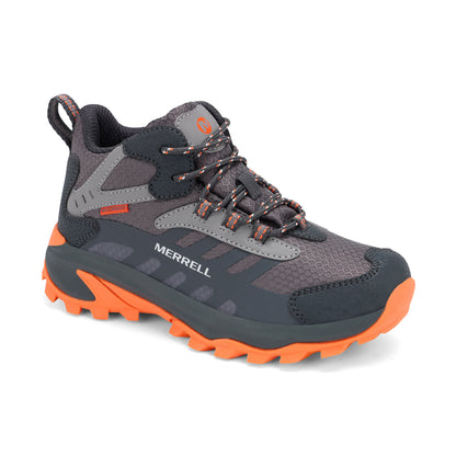 Moab Speed 2 Mid Sneaker - Big Kid Gunsmoke Orange