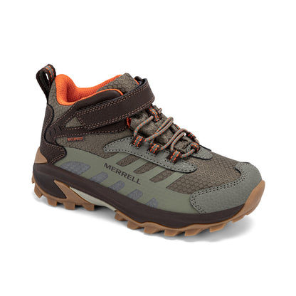 Moab Speed 2 Mid AC Sneaker - Big Kid Brown Olive