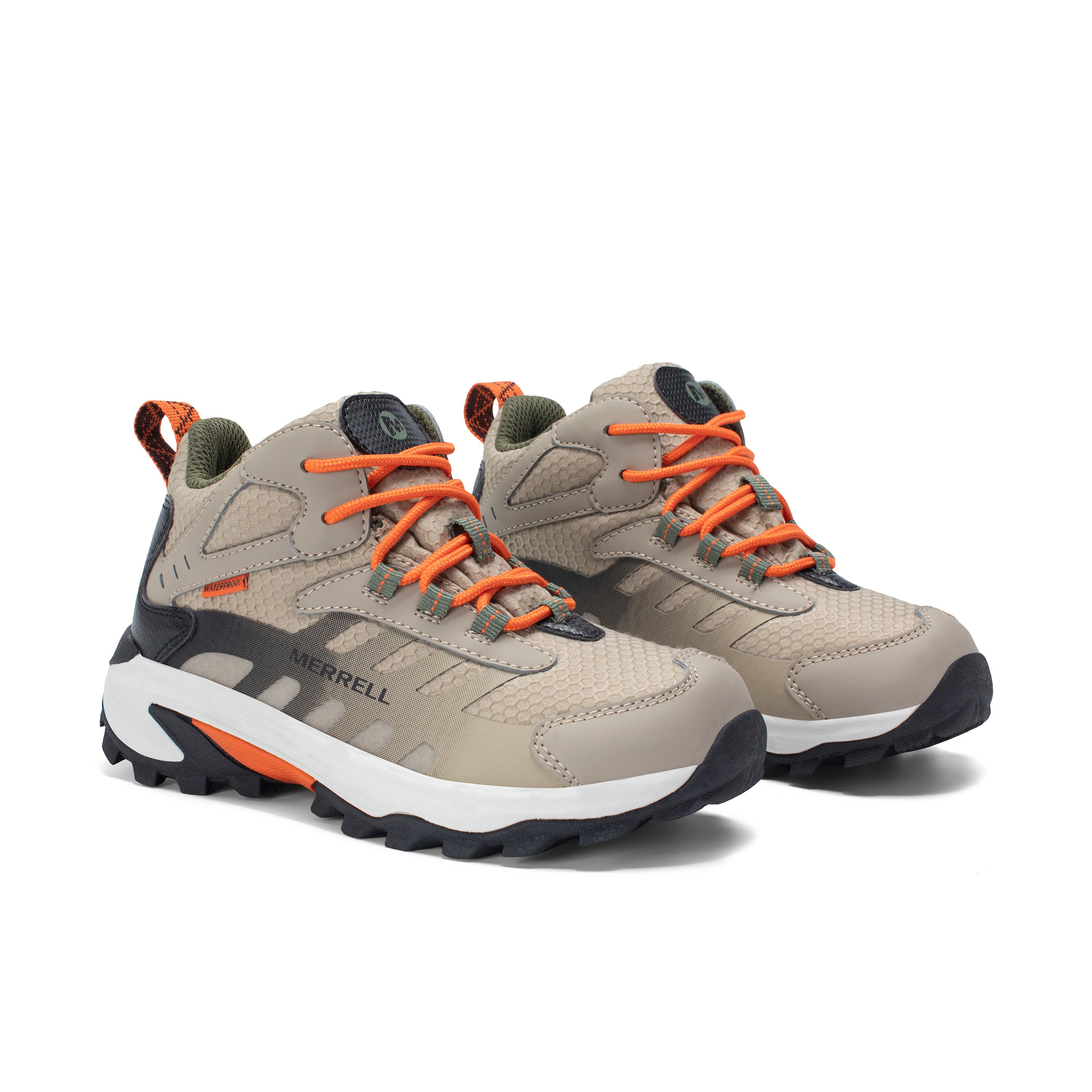 めいよ② Merrell Moab Speed 2 Mid Waterproof Boot | Big Kid's | Stride Rite