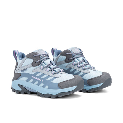 Moab Speed 2 Mid Sneaker - Big Kid Grey Blue
