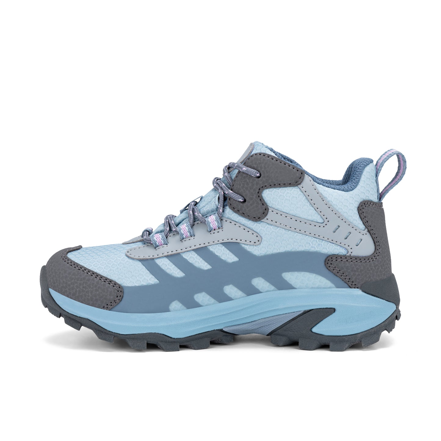 Moab Speed 2 Mid Sneaker - Big Kid Grey Blue