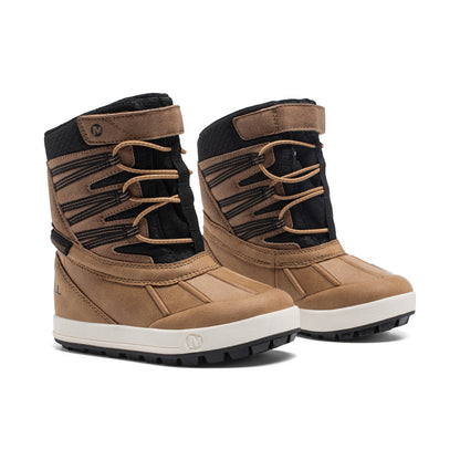 Snow Bank 5.0 Jr. Waterproof Boot - Little Kid Wheat/Black