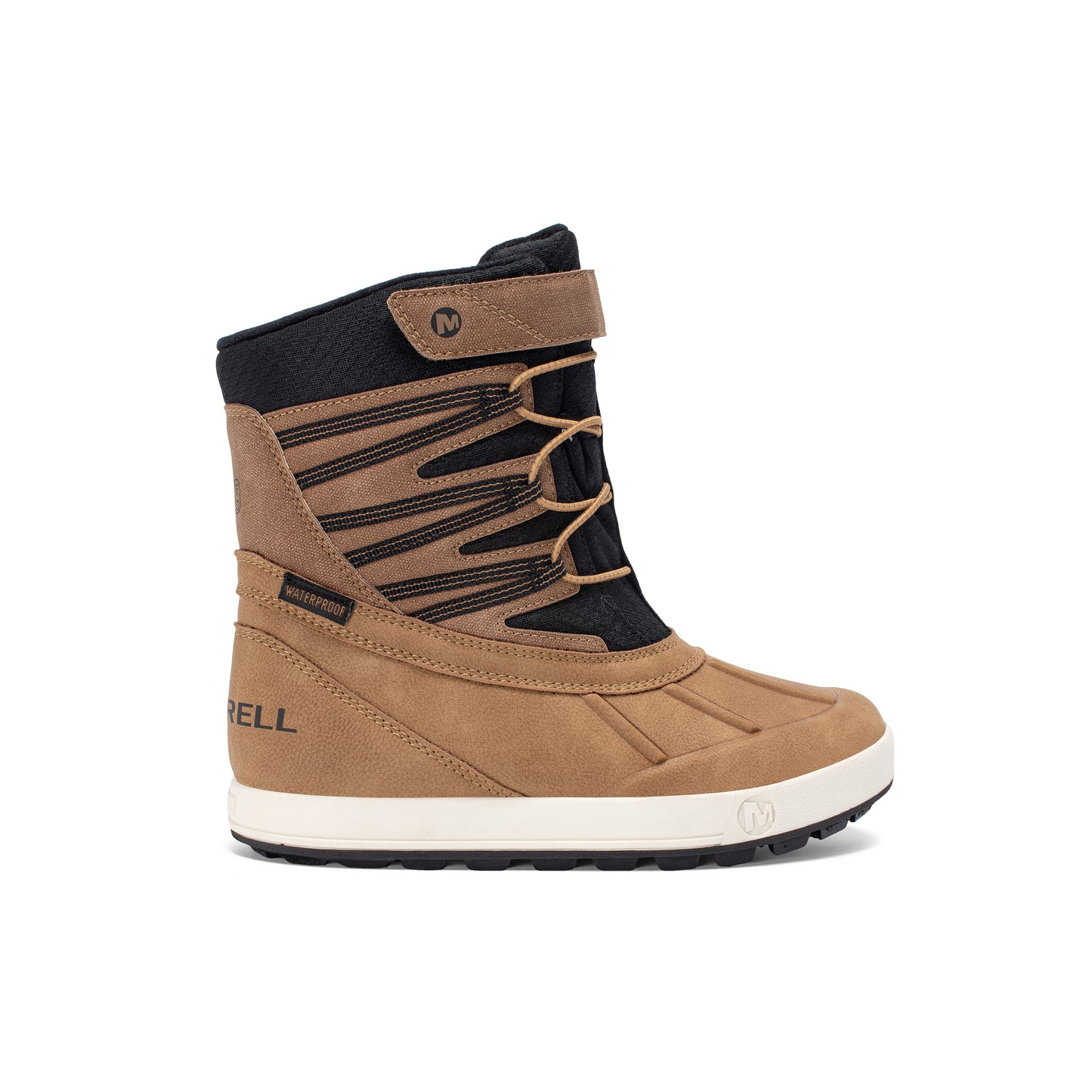 Snow Bank 5.0 Waterproof Boot - Big Kid Wheat/Black