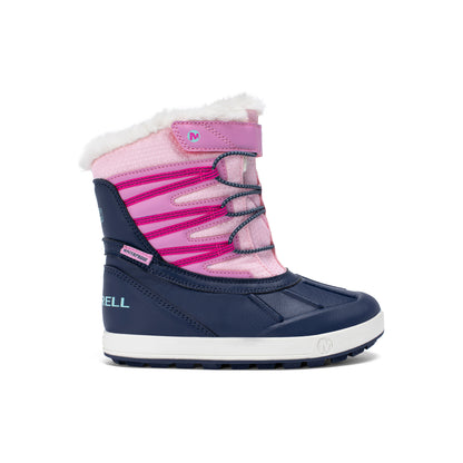 Snow Bank 5.0 Waterproof Boot - Big Kid Navy/Pink