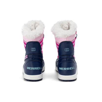 Snow Bank 5.0 Waterproof Boot - Big Kid Navy/Pink