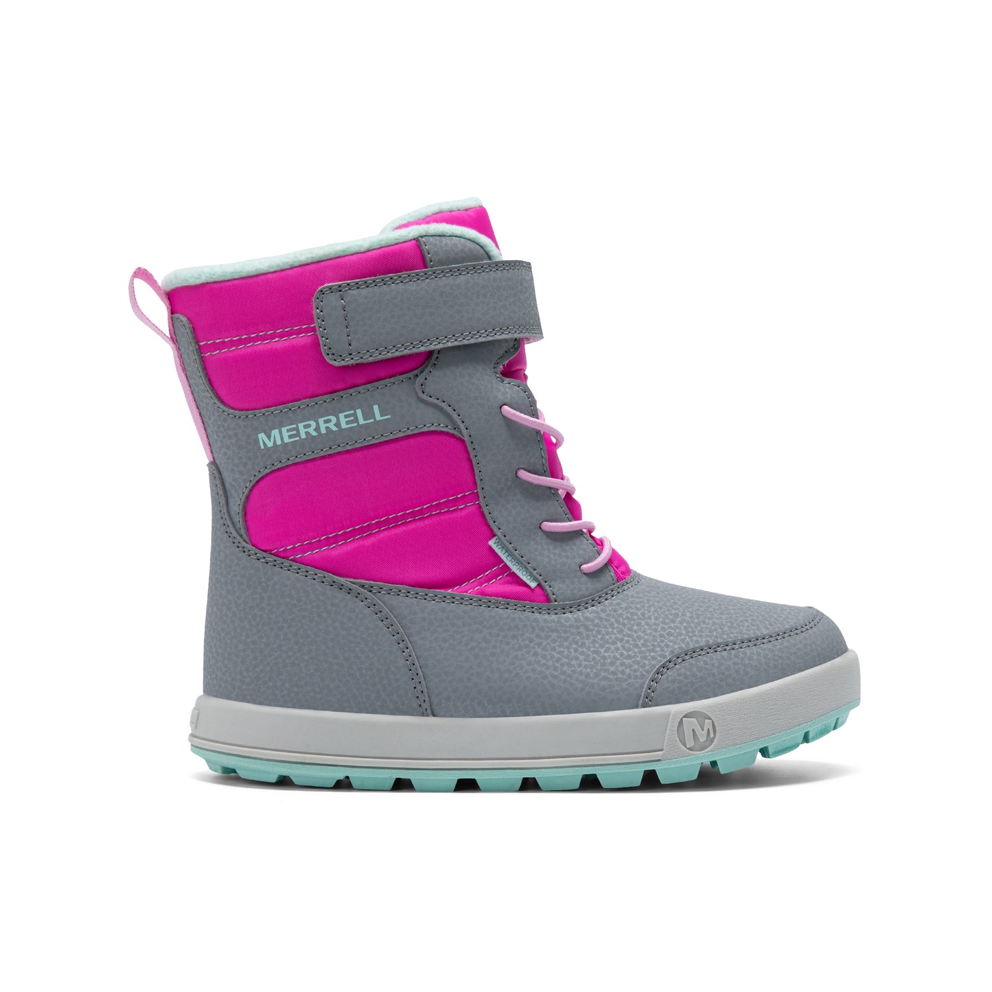 Snow Ridge Boot - Big Kids Grey/Pink/Berry