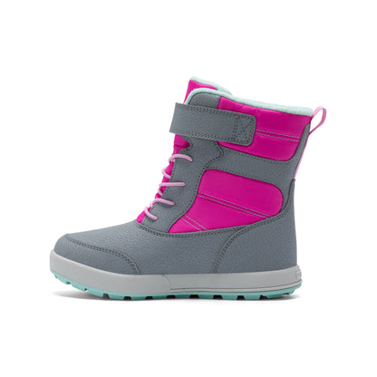 Snow Ridge Boot - Big Kids Grey/Pink/Berry