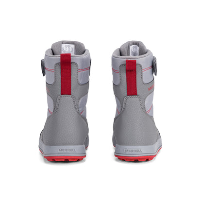 Snow Ridge Boot - Big Kids Black/Grey/Red