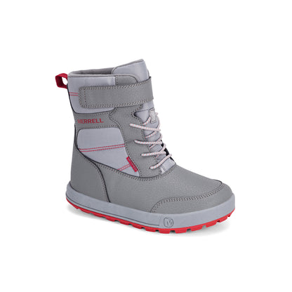 Snow Ridge Boot - Big Kids Black/Grey/Red