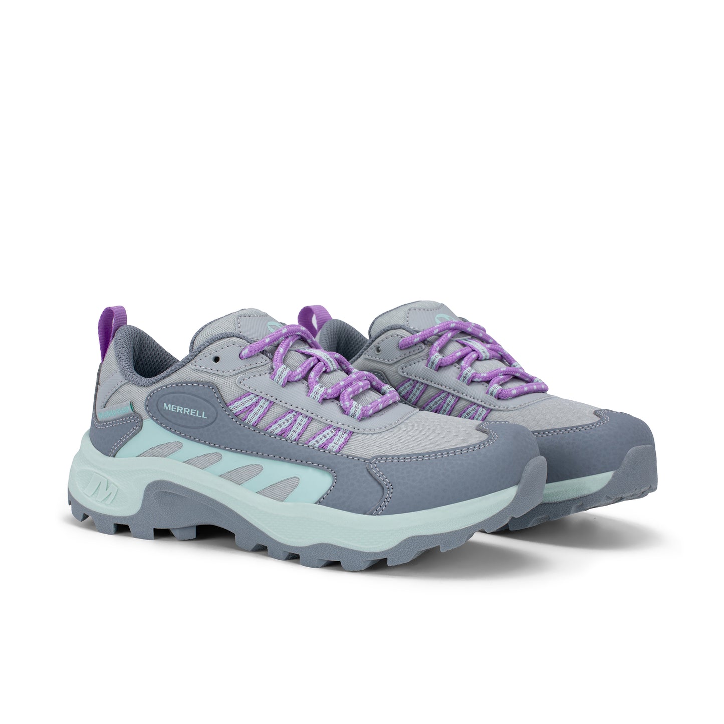 Stowe Low Sneaker - Big Kid Grey/Aqua