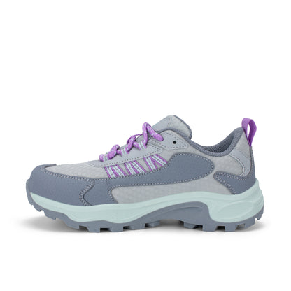Stowe Low Sneaker - Big Kid Grey/Aqua