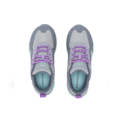 Stowe Low Sneaker - Big Kid Grey/Aqua