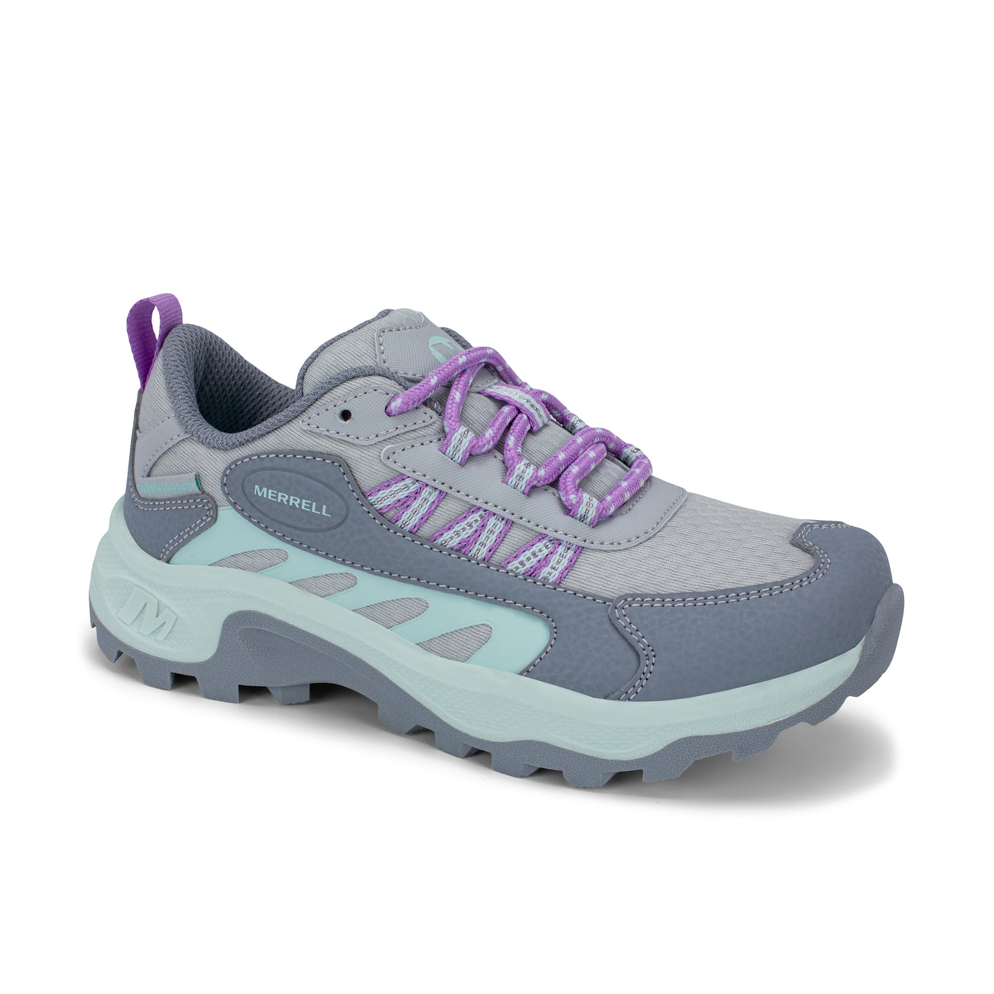 Stowe Low Sneaker - Big Kid Grey/Aqua