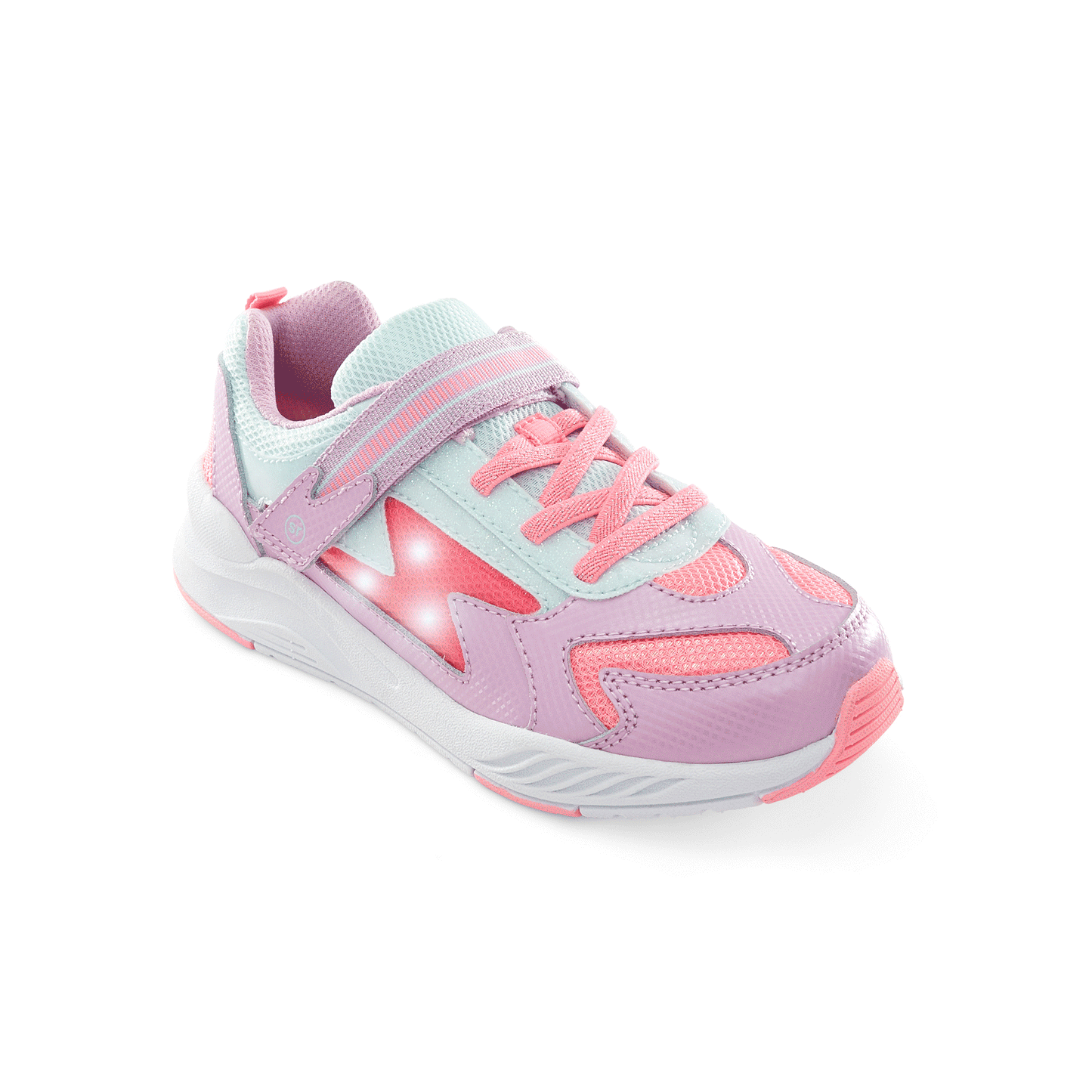 Light-Up Zips Cosmic Sneaker Pink Multi