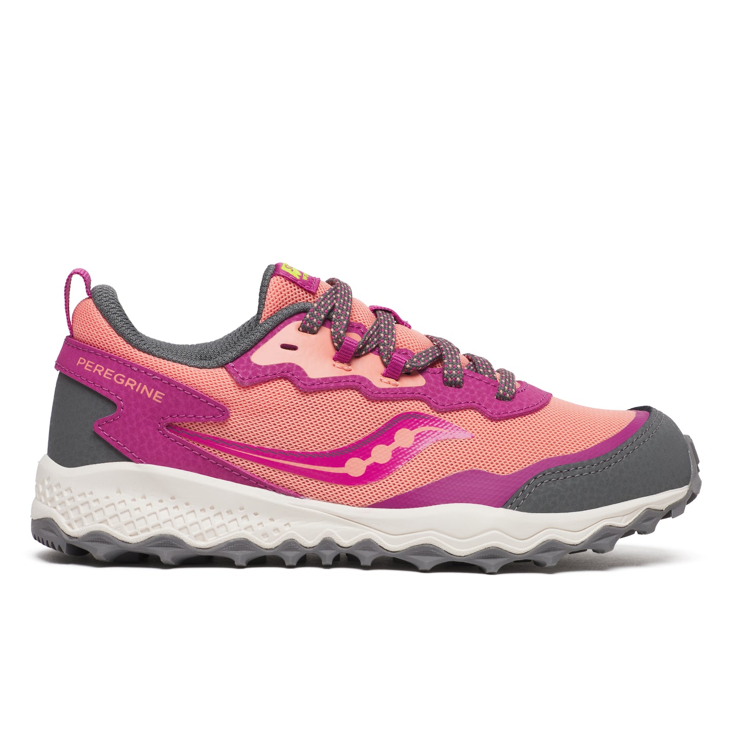 Peregrine KDZ Shield Sneaker - Big Kid Berry/Coral