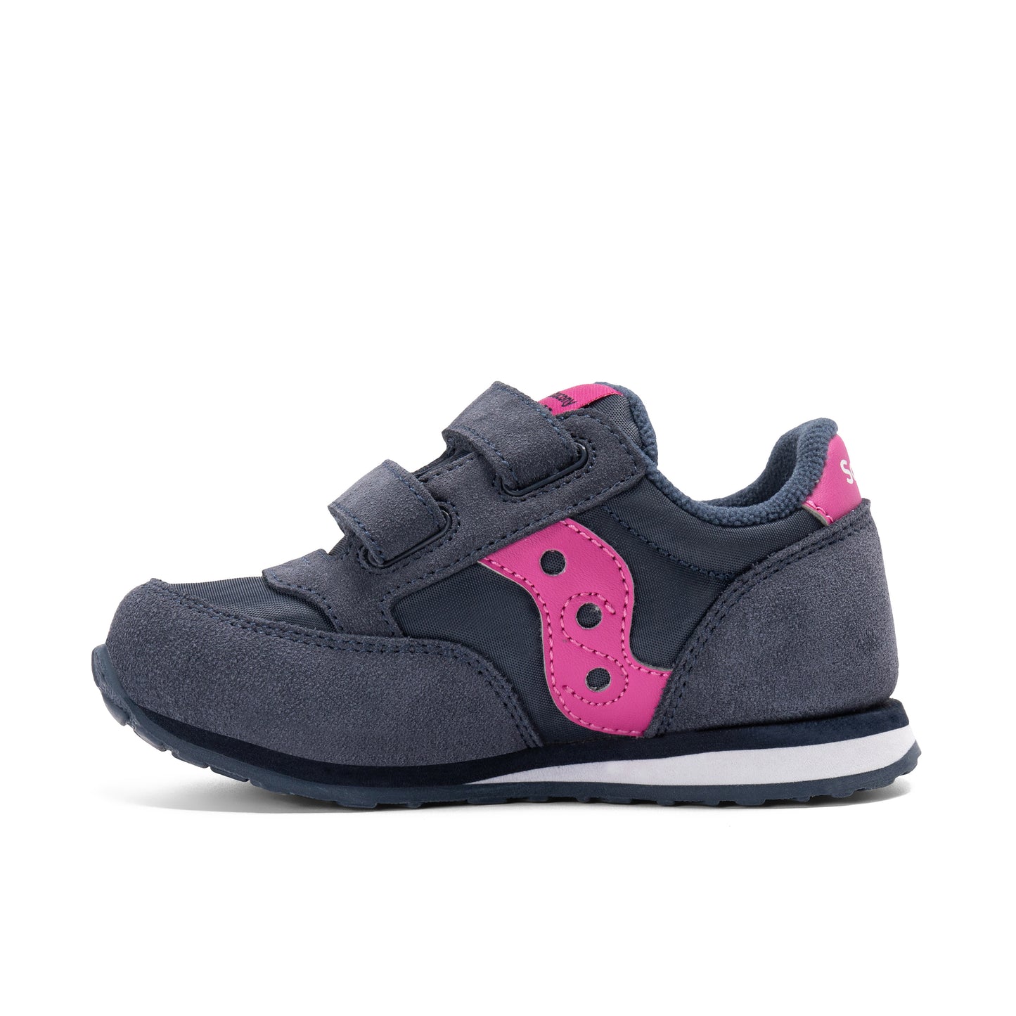 Jazz Hook & Loop Sneaker - Little Kid Navy/Pink